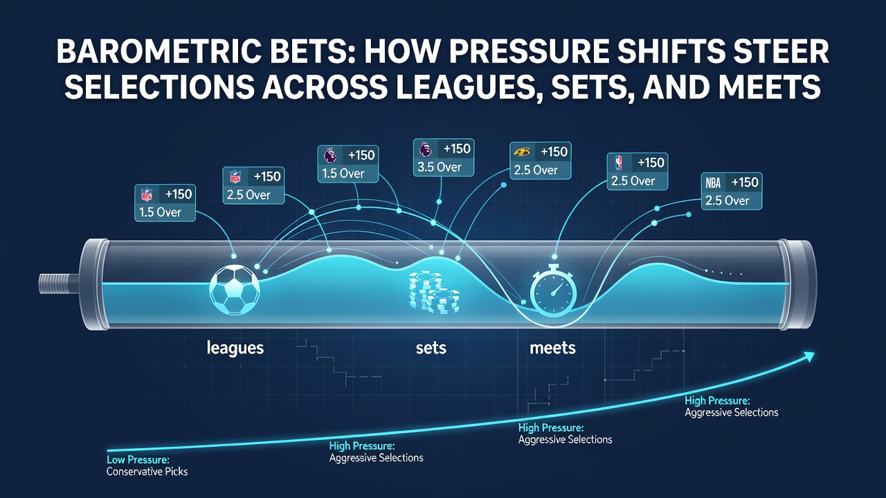 Barometric pressure charts overlaid on sports fields showing data trends for betting analysis