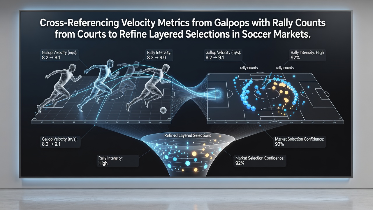 Sports data analysts reviewing velocity metrics from horse racing gallops alongside tennis rally counts on multiple screens
