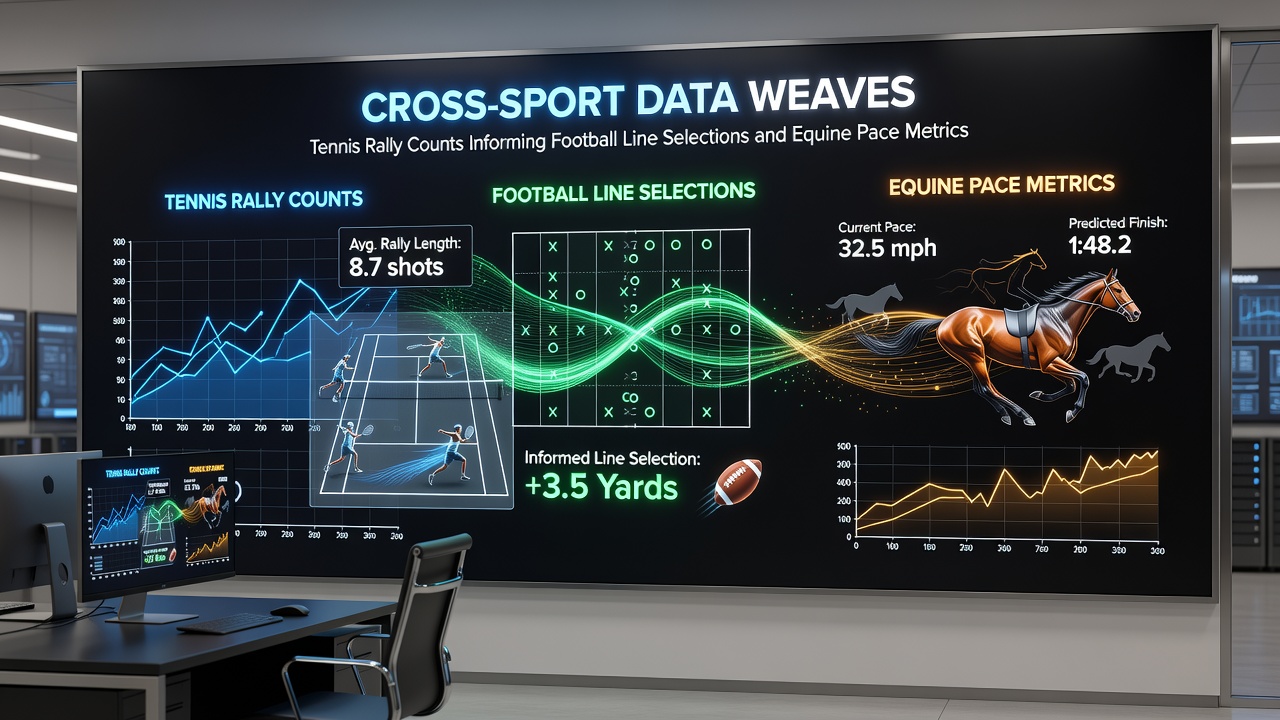 Illustration of equine pace data integrated with tennis and football analytics