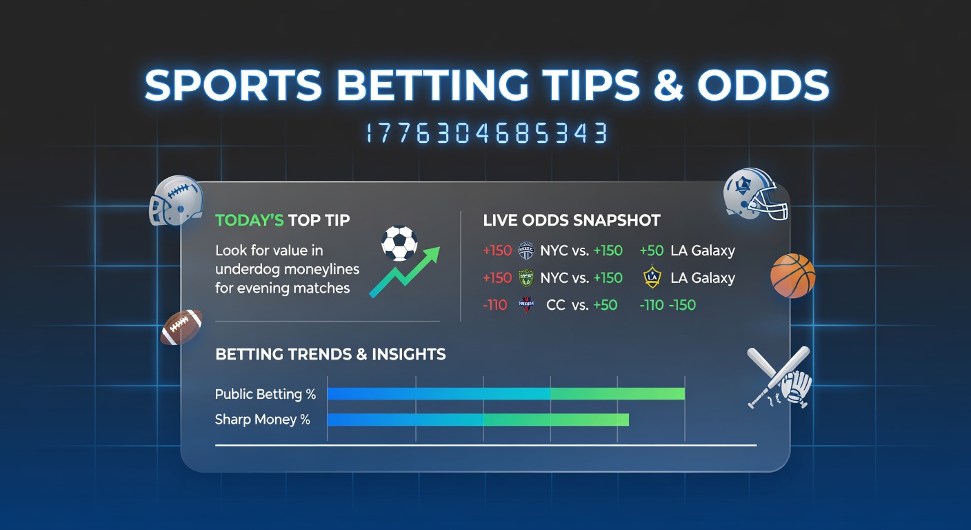 Digital display showing various sports betting odds on screens at a bustling sportsbook